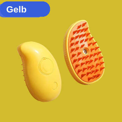 GlanzFell Dampfbürste in Gelb