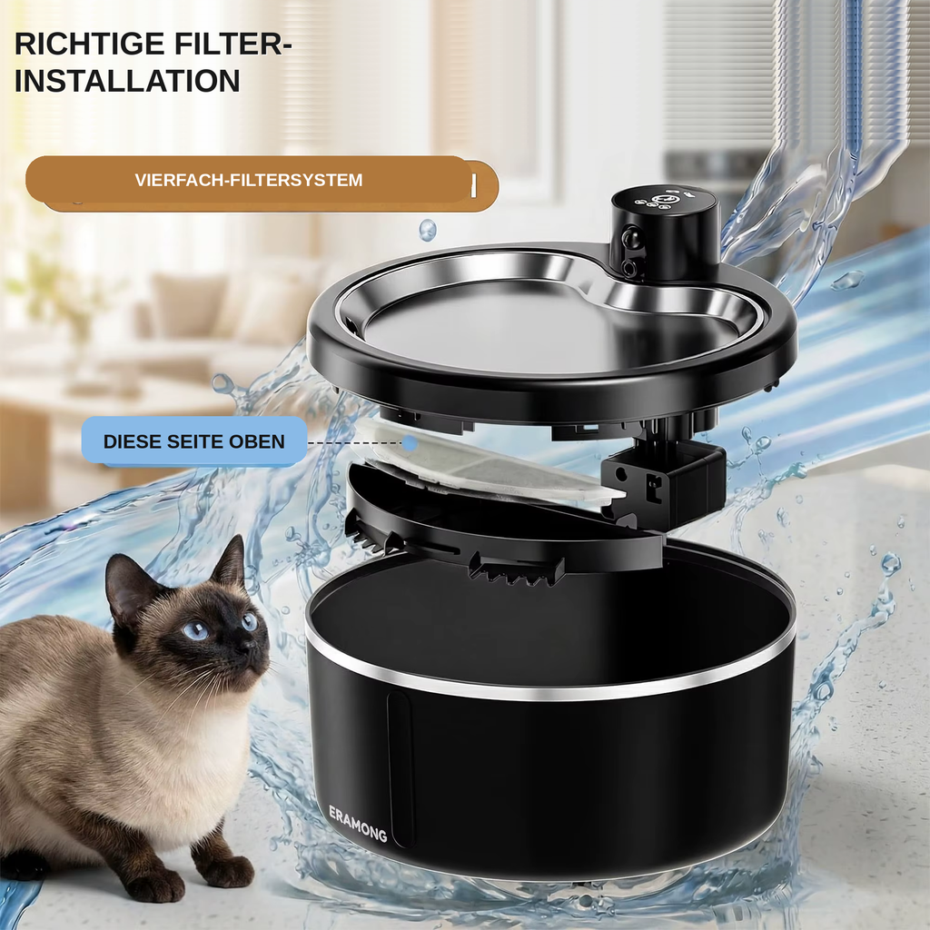 Anleitung zum richtigen Einsetzen des Filters